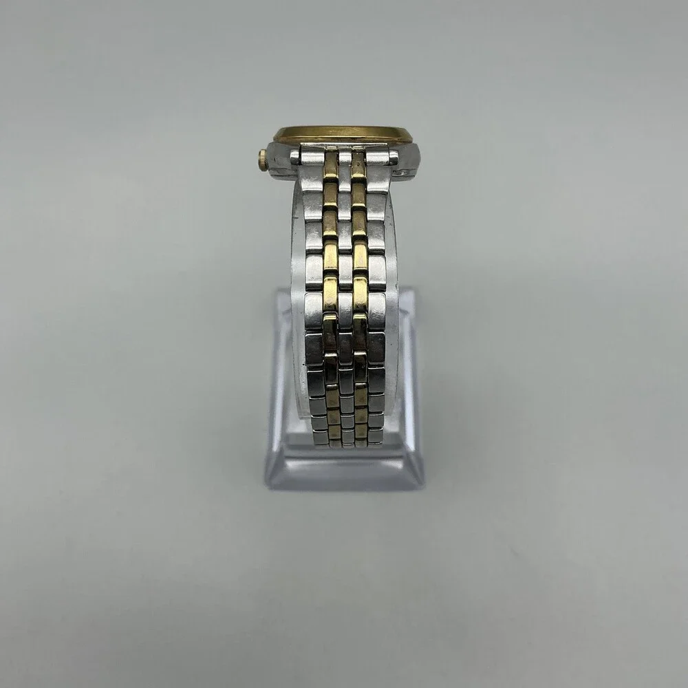 Seiko Solar Womens Watch 25mm V138-0AA0 Two Tone Day Date Bracelet 6.5